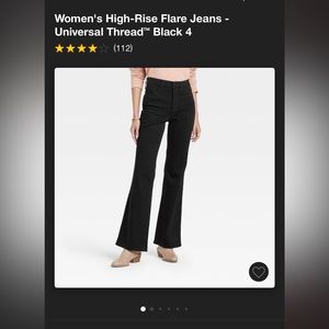 Target black flare pants new with tags